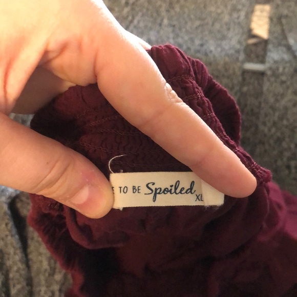 Red boho pants (: - Picture 2 of 2